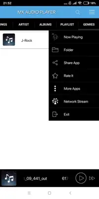 MX Audio Player android App screenshot 0